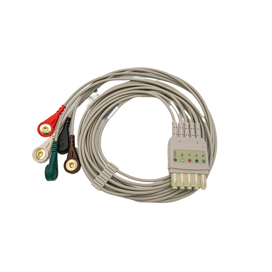 GE/Marquette Compatible Reusable ECG 5 Lead Wire Snap